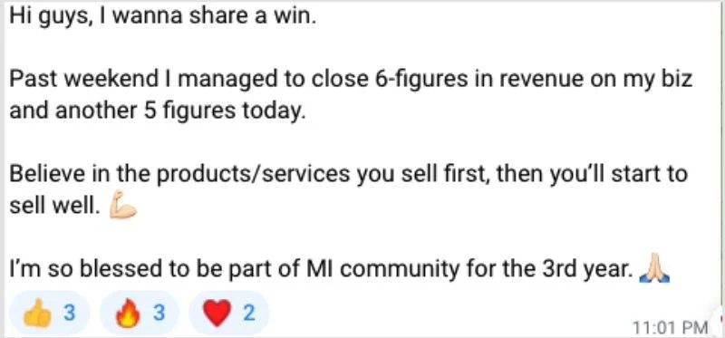 Client win