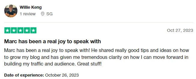 Trustpilot review