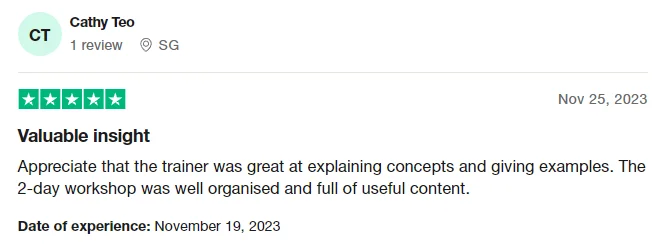 Trustpilot review